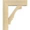 Ekena Millwork Balboa Block Rough Sawn Bracket w/ Offset Brace, Douglas Fir, 6"W x 18"D x 22"H BKT0604X18X22BOA05RDF - alternate 4